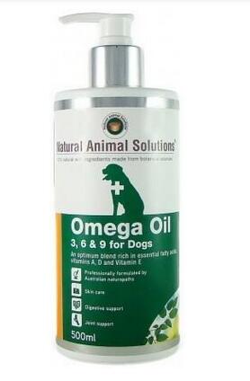酷牌库|商品详情-Natural Animal Solutions 天然动物溶液欧米茄3、6和9狗用油500毫升