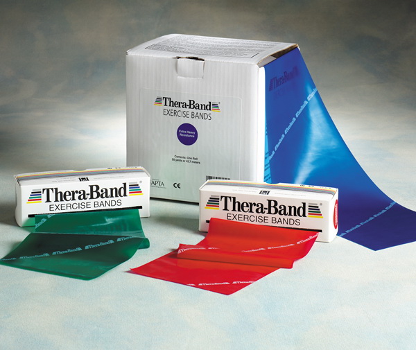 酷牌库|商品详情-TheraBand进口代理批发 Thera-Band 运动带，6 码。 (5.5m) 卷