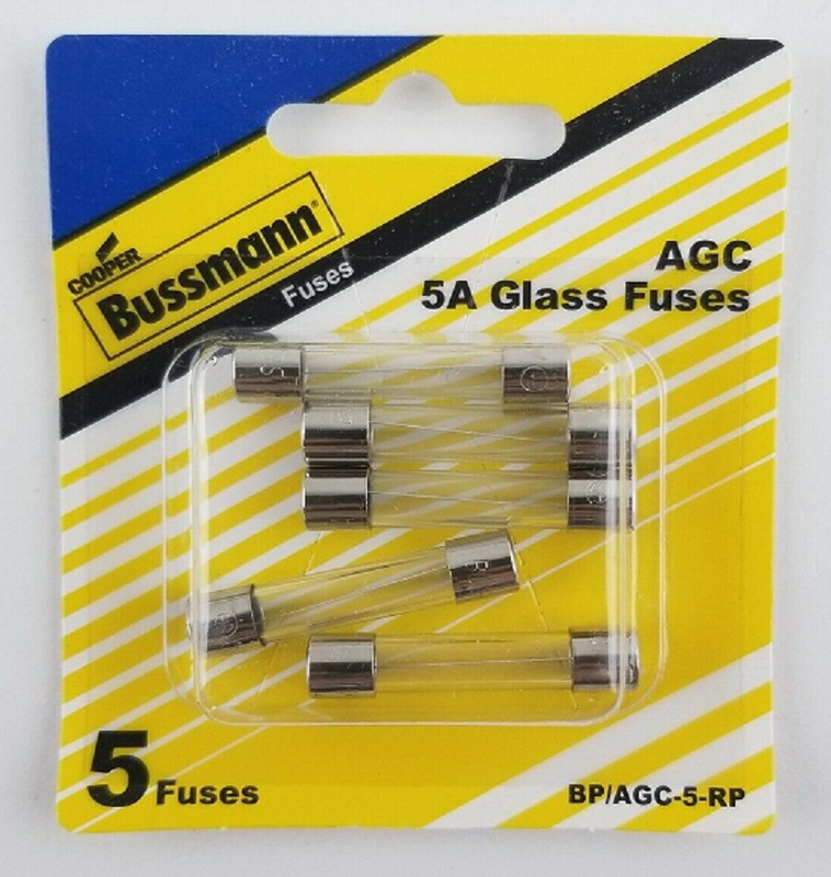 Bussmann进口代理批发 Bussmann BP/AGC-5-RP 5Pk Bp/Agc5 保险丝