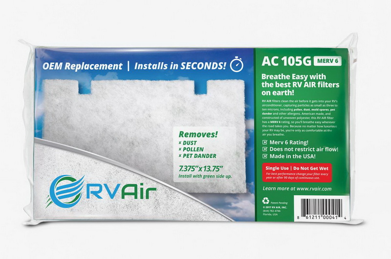 酷牌库|商品详情-RV Air进口代理批发 RV Air AC 105G 多美达 OEM Sure Cut Merv-6 Ac Fltr