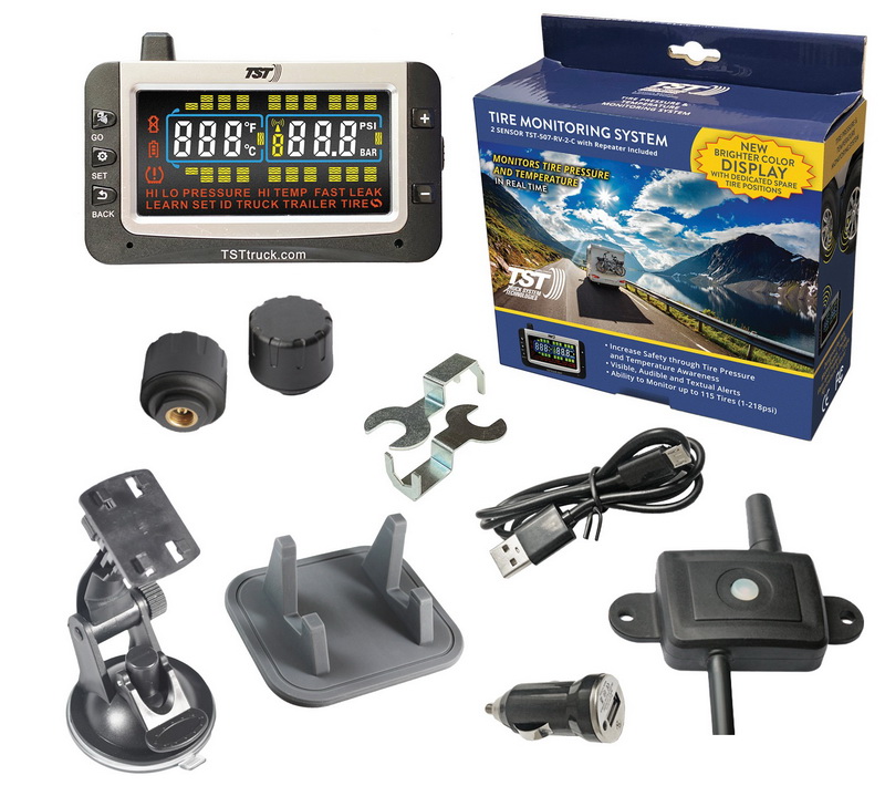 Truck System Technology进口代理批发 卡车系统技术 TST-507-RV-2-C 507 Tpms 带 2 个盖传感器带替换件