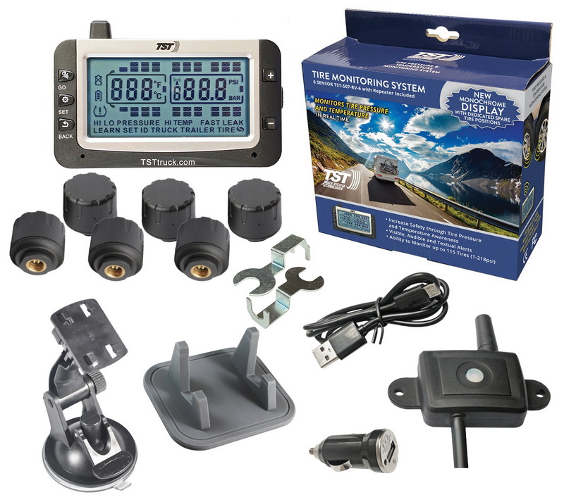 Truck System Technology进口代理批发 卡车系统技术 TST-507-RV-6 507 Tpms W/6 轮胎 Snsr/Rep Batt/Rep