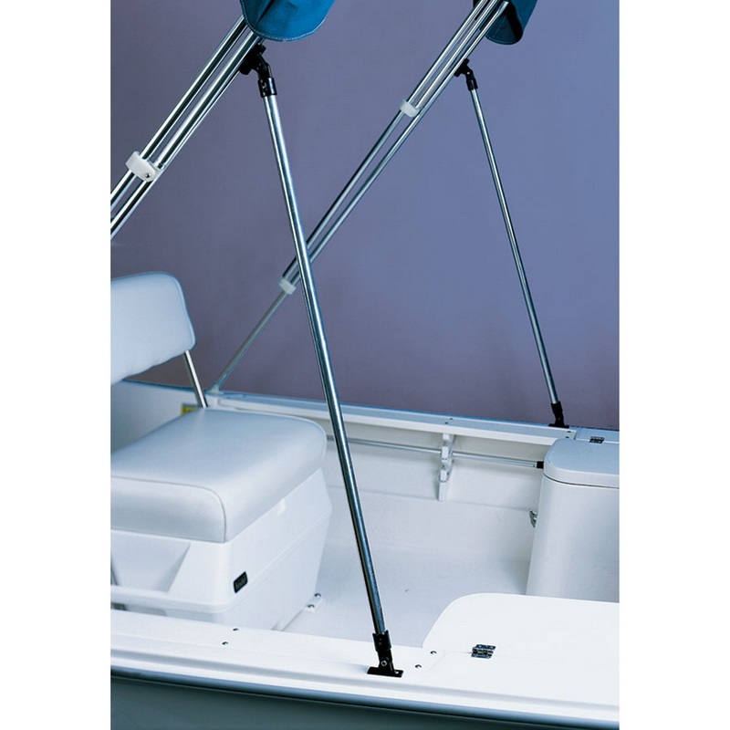 ALUMINUM ROUND Boat Bimini Top SUPPORT POLES Brace Kit Fixed Length 40/"