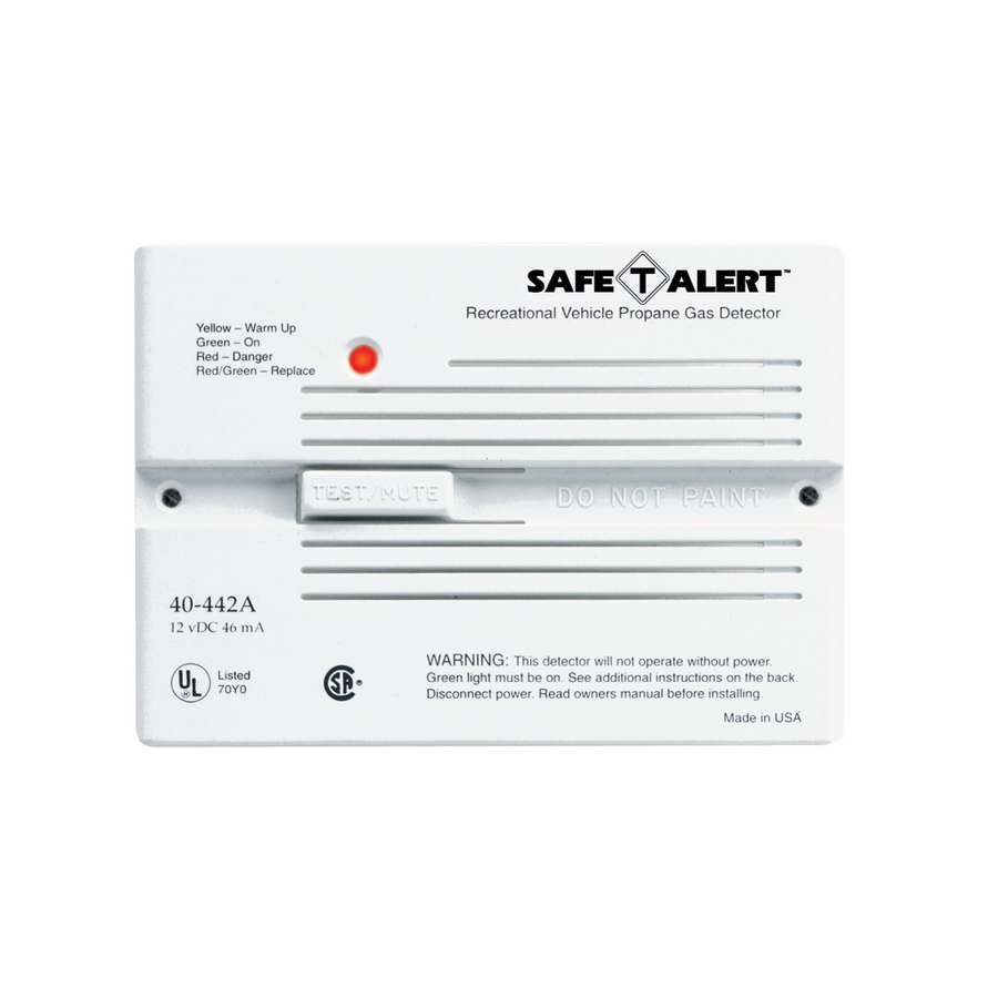 酷牌库|商品详情-Safe-T-Alert进口代理批发 Safe-T-Alert 40-442-P-WT 丙烷/液化石油气报警器 - 12V，40 系列嵌入式安装，白色