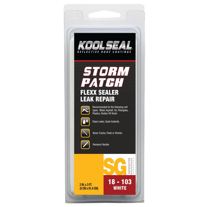 Kool Seal进口代理批发 Kool Seal KS0018103-99 Storm Patch Flexx 密封剂 - 2 英寸 x 3 英尺