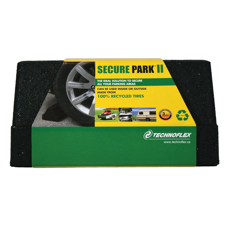 Technoflex进口代理批发 Technoflex PC10 SECURE PARK II 停车路缘 - 9.5 英寸长 x 6 英寸宽 x 5 英寸高