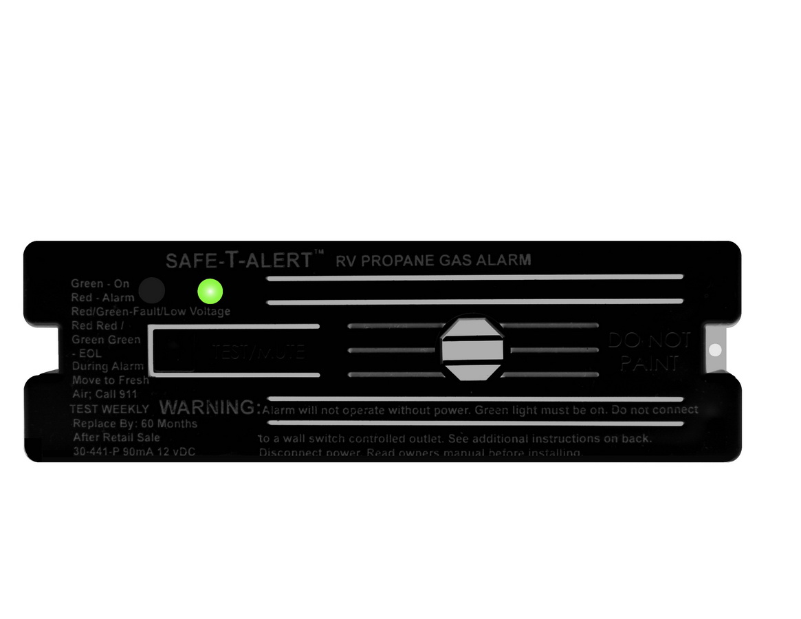 Safe T Alert进口代理批发 Safe-T-Alert 30-442-P-BL 经典丙烷/液化石油气报警器 - 12V，30 系列嵌入式安装，黑色