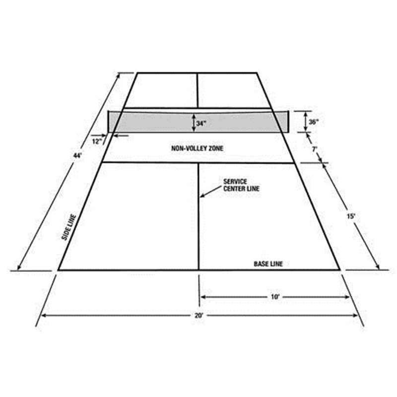 酷牌库|商品详情-Oncourt Offcourt进口代理批发 Oncourt Offcourt TAPNO-RN PickleNet 替换网（椭圆形设计）