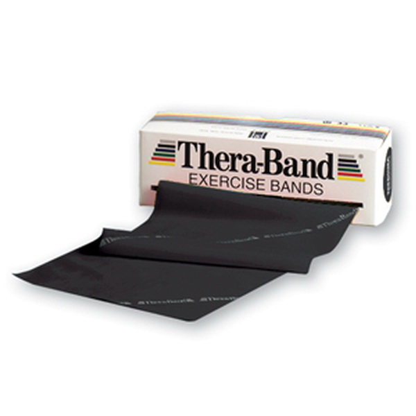 酷牌库|商品详情-TheraBand进口代理批发 TheraBand 1434T 阻力带 5 英寸 x 18 英尺 - 黑色特重