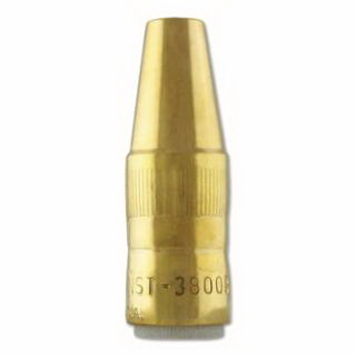 Bernard进口代理批发 BERNARD NST-3800B Centerfire? MIG 喷嘴，齐平，3/8 英寸孔径，适用于 TT 系列喷嘴，黄铜