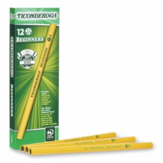 Dixon Ticonderoga进口代理批发 Dixon Ticonderoga 464-13080 308 13/32"直径初学者铅笔不带橡皮擦