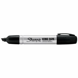 Sharpie Permanent Marker, 5.3mm Chisel Tip, Black