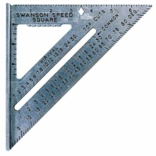 Swanson Tools进口代理批发 Swanson Tools 698-S0101 压铸铝 Speedsquare 带黑色灰色