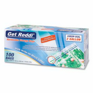 Get Reddi进口代理批发 获取 REDDI GRZIP-2GAL 双拉链可重复闭合袋，13 英寸 x 15.6 英寸，175 万，2 加仑