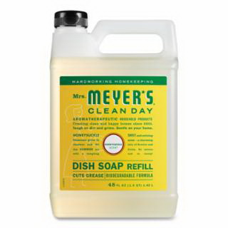 酷牌库|商品详情-Mrs Meyers Clean Day进口代理批发 太太。 MEYERS CLEAN DAY 347546 洗洁精补充装，金银花，48 液量盎司