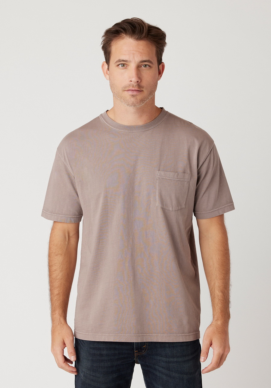 Cotton Heritage OU1620 Garment Dye S/S Pocket T shirt