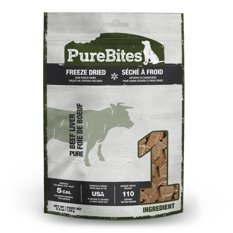 Purebites进口代理批发 Purebites 牛肝冻干狗零食