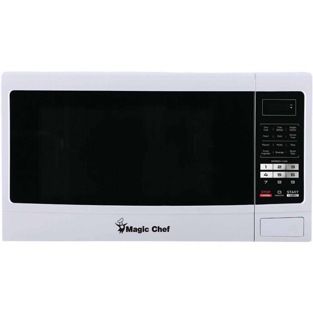 酷牌库|商品详情-Magic Chef进口代理批发 Magic Chef MCM1611W 1.6 立方英尺台面微波炉（白色）