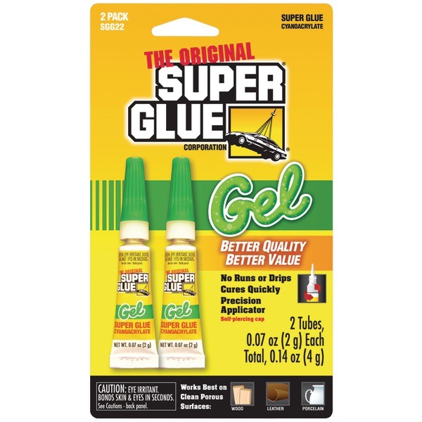 The Original Super Glue进口代理批发 原装 SuperGlue SGG22-12 厚凝胶强力胶管（双装）