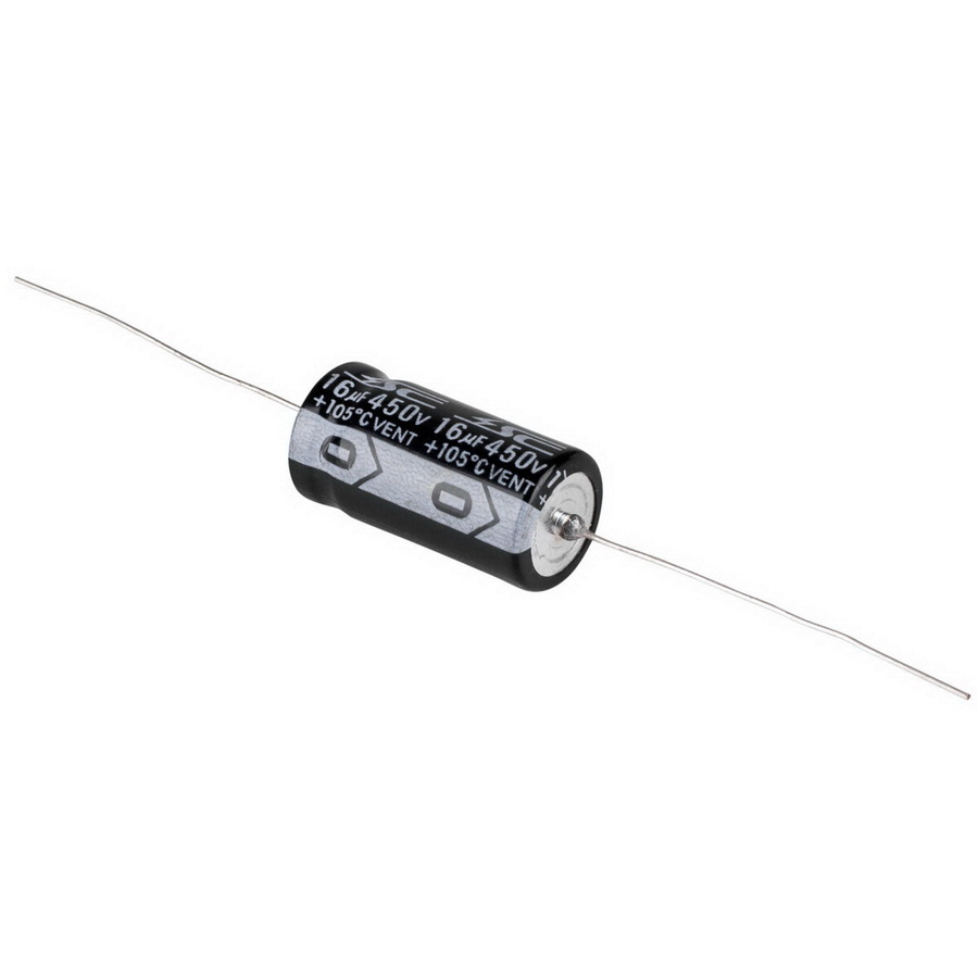 Parts Express 100uF 100uF 500V Polarized Electrolytic Multi-Section Can Capacitor
