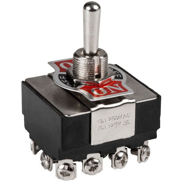 Parts Express SPDT Medium Duty Toggle Switch Center Off Parts Express SPDT Medium Duty Toggle Switch Center Off