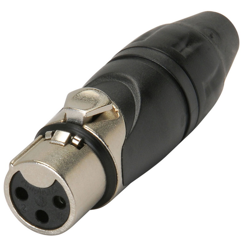 Amphenol AC Series Female XLR Plug cable ends pro audio NEW 