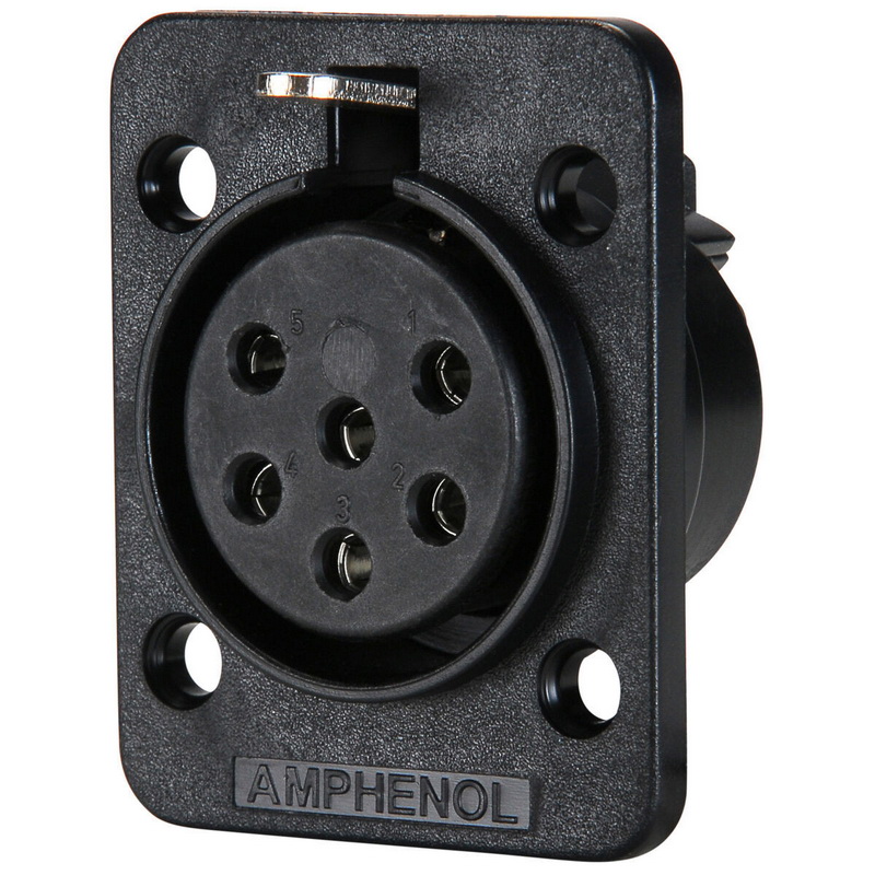 XLR AMPHENOL SOCKET NICKEL AX3F FREE 3WAY