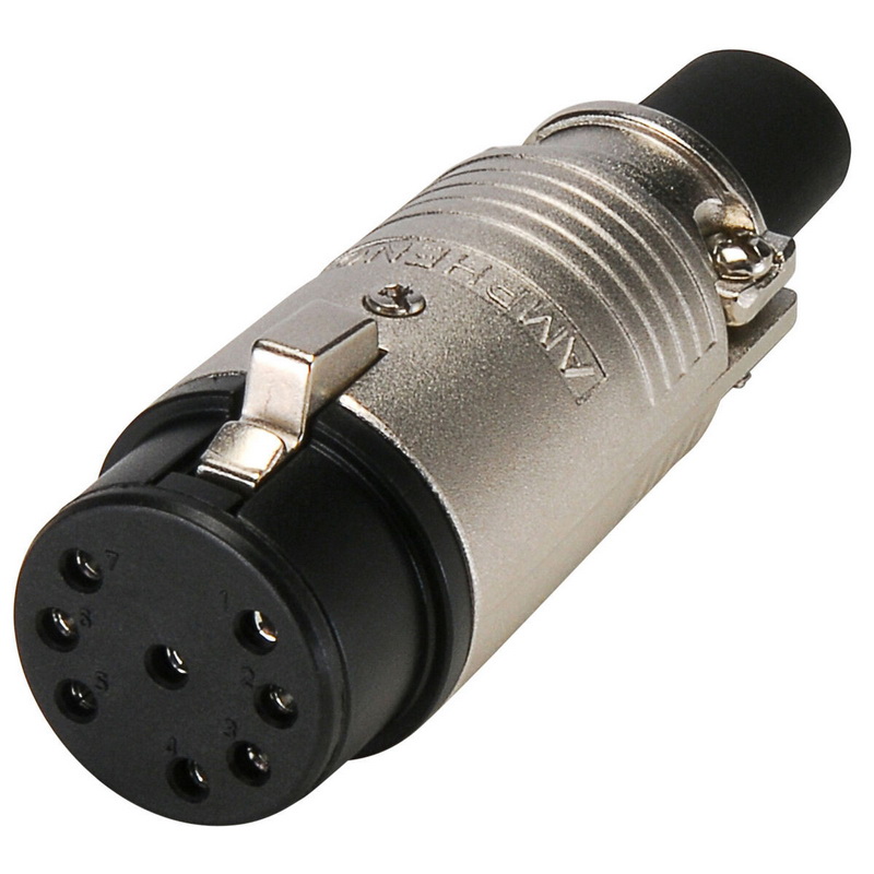 XLR AMPHENOL SOCKET NICKEL AX3F FREE 3WAY