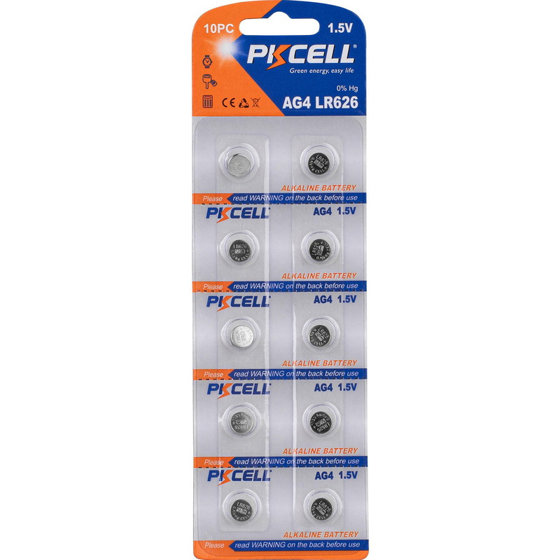 PKCELL CR2450 Coin Cell 3.0V Lithium Battery 5-Pack