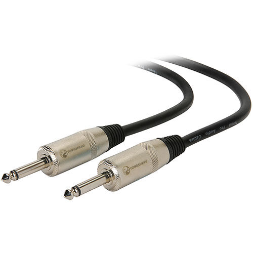 Talent MCQ20 Microphone Cable XLR Female to 1/4 TS Mono Male 20 ft.