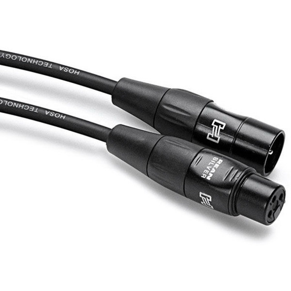 酷牌库|商品详情-Hosa进口代理批发 Hosa HMIC-015 Rean XLR3F 至 XLR3M Pro 麦克风电缆 15 英尺