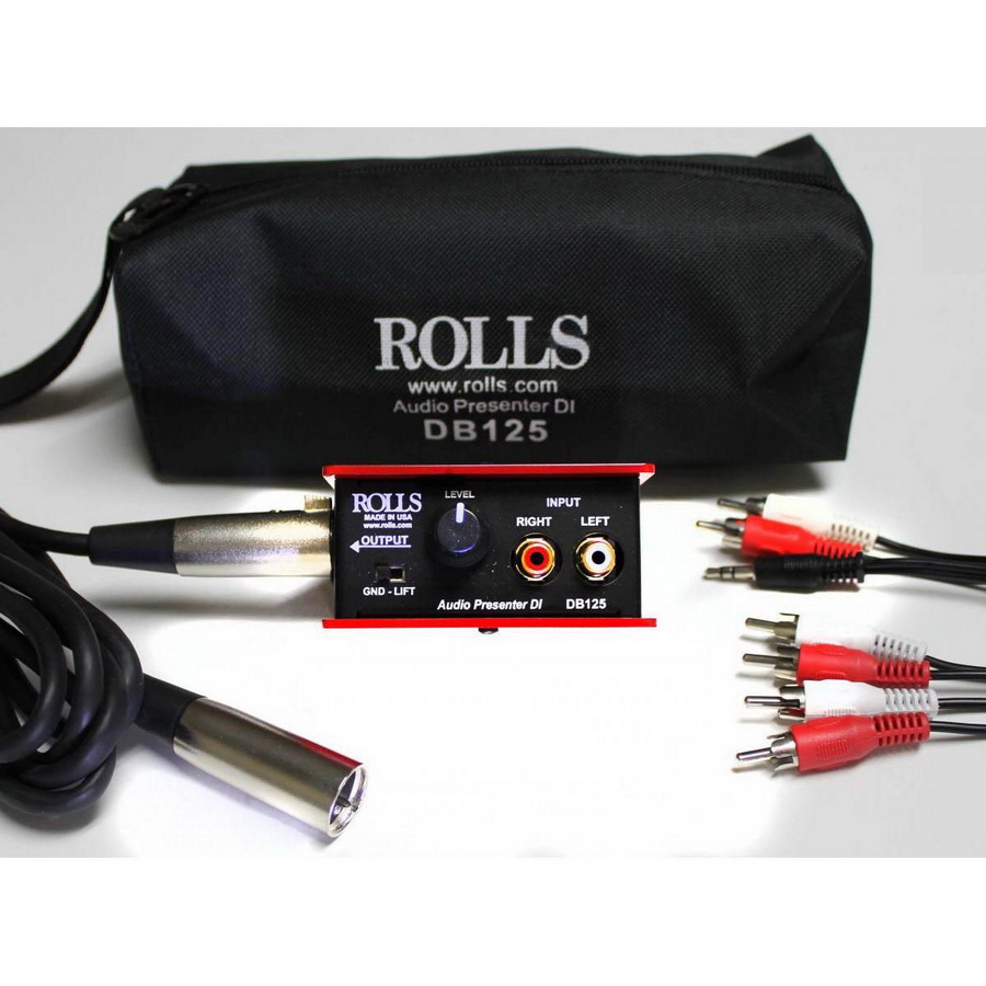 Rolls进口代理批发 Rolls DB125 音频演示器 DI 套件