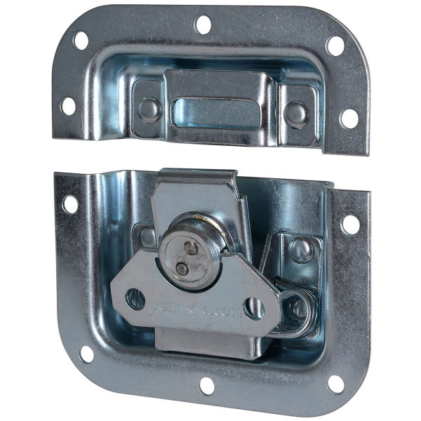 PENN ELCOM L905//915K MEDIUM RECESS LATCH BLACK
