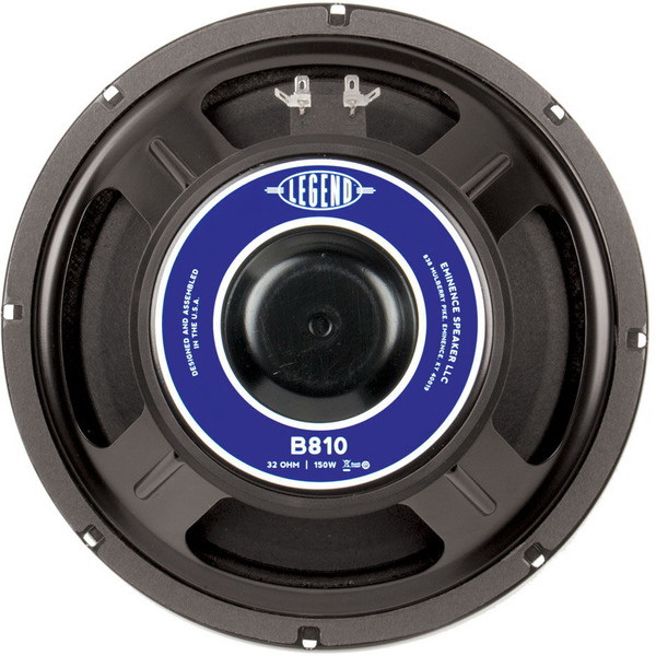 Eminence Speaker进口代理批发 Eminence Legend B810 10 英寸低音吉他驱动器 150W 32 欧姆