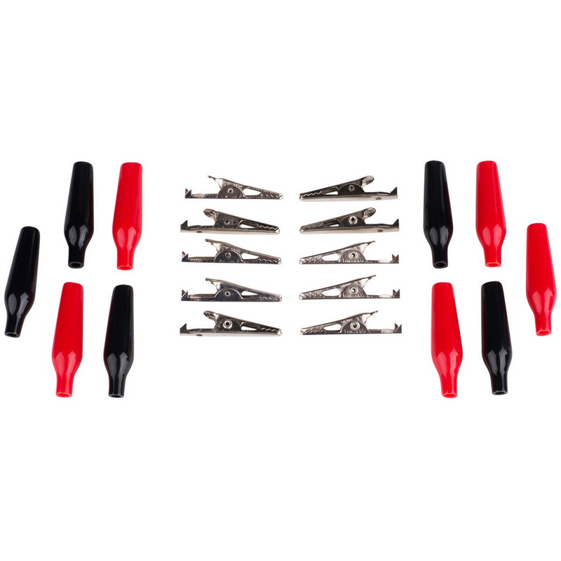 Parts Express 1-3/8 Fully Insulated Alligator Clips 5 Red 5 Black Sale,  Reviews. - Opentip