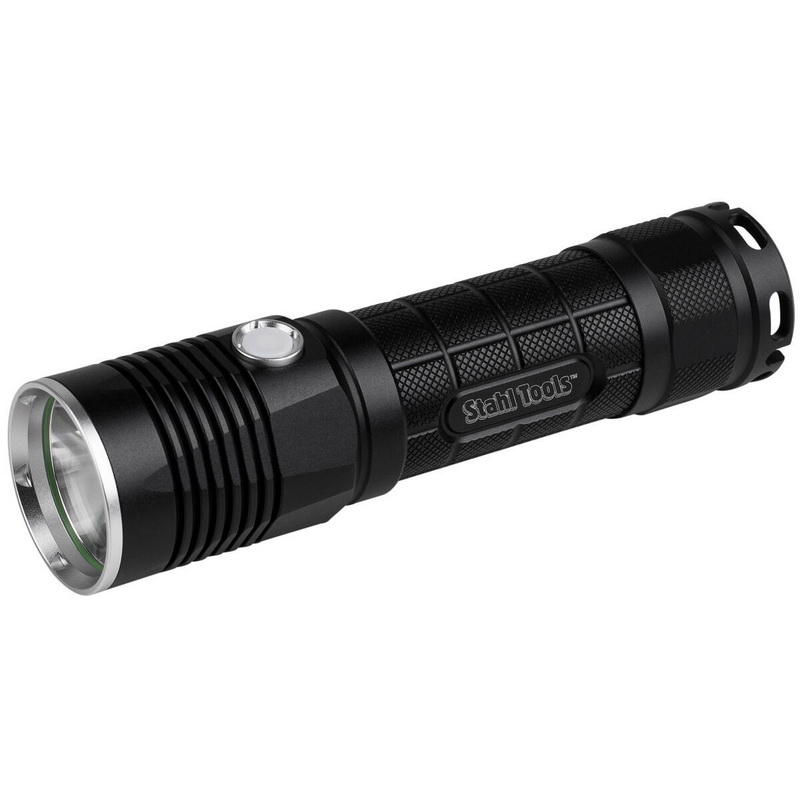 Stansport Heavy-Duty Tactical Flashlight & Lantern - Black