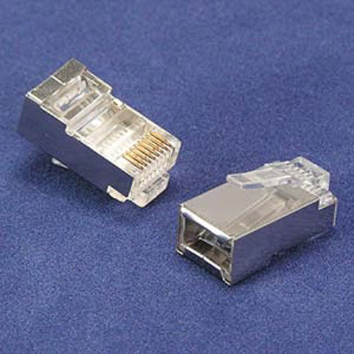 Dalco Electronics进口代理批发 Dalco RJ45 CAT5e 实心屏蔽插头 50 微米 100 个/包