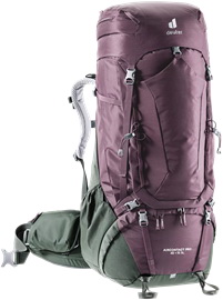 Deuter进口代理批发 Deuter Aircontact Pro 65 + 15 SL 茄子-常春藤