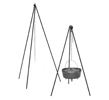 Lodge 5TP2 Tall Boy Tripod w/ 36 Chain & 1/2 Bar Stock, 60 Legs