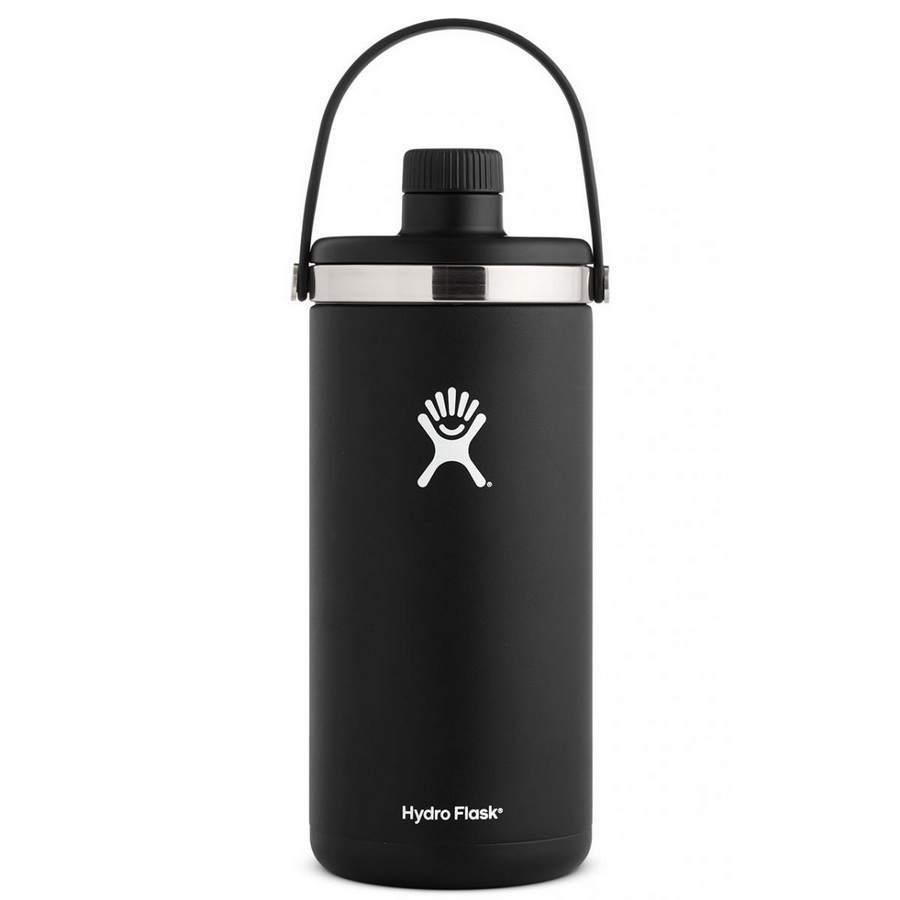 酷牌库|商品详情-Hydro Flask进口代理批发 Hydroflask BC128001 HydroFlask 保温瓶 - 128 盎司绿洲 - 黑色