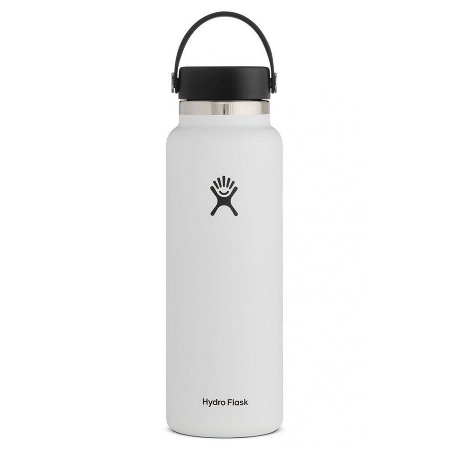 Hydro Flask进口代理批发 Hydroflask W40BTS110 HydroFlask 保温瓶 - 40 盎司 WM - 白色