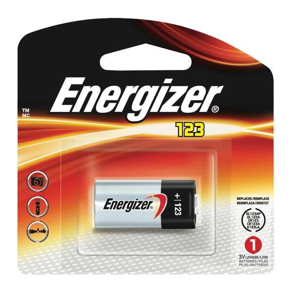 Energizer进口代理批发 Energizer 123 锂照片/相机电池，3V