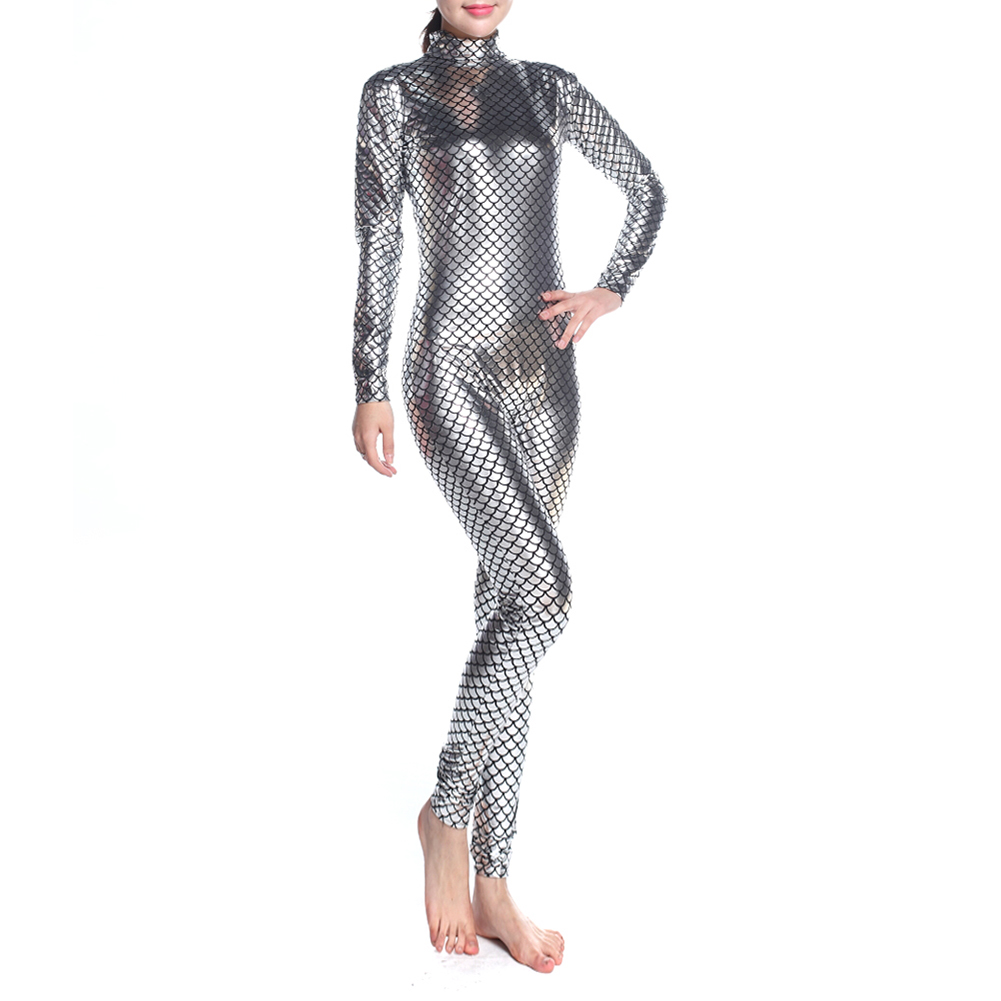 Opentip.com: Muka Adult Unitard Bodysuit Dancewear, Fish Scales Mermaid ...