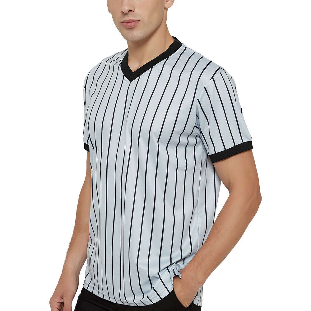 Baseball Jersey - White w/ Black Stripes *SALE FINAL*