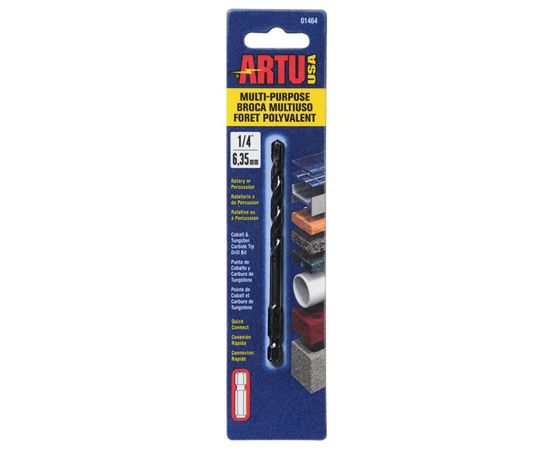 ARTU USA进口代理批发 ARTU USA 01464 1/4" 快速连接多用途钻头