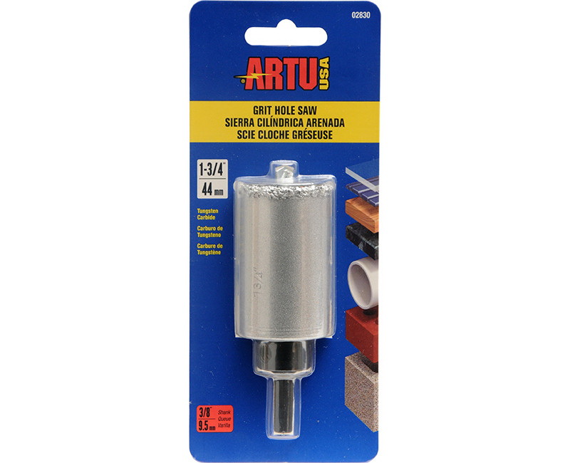 ARTU USA进口代理批发 ARTU USA 02830 1-3/4" TC 砂孔锯，带心轴和导向钻头