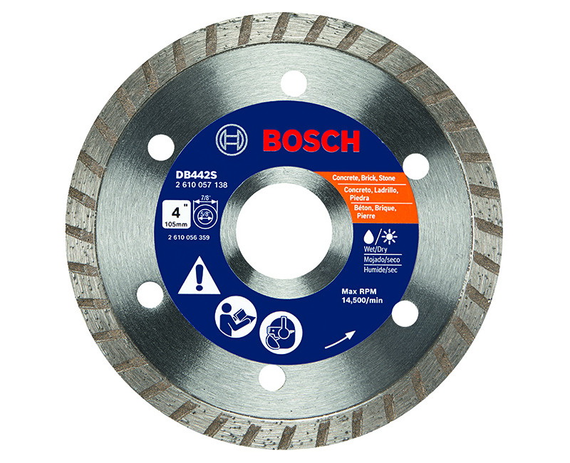 Bosch进口代理批发 博世 DB442S 4" 涡轮边缘金刚石刀片