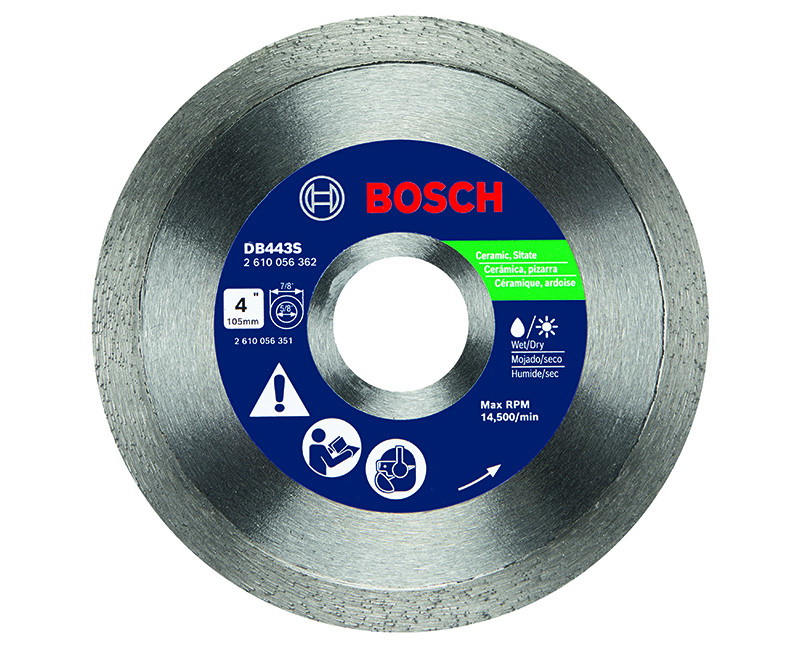 Bosch进口代理批发 博世 DB443S 4" 连续轮缘金刚石锯片