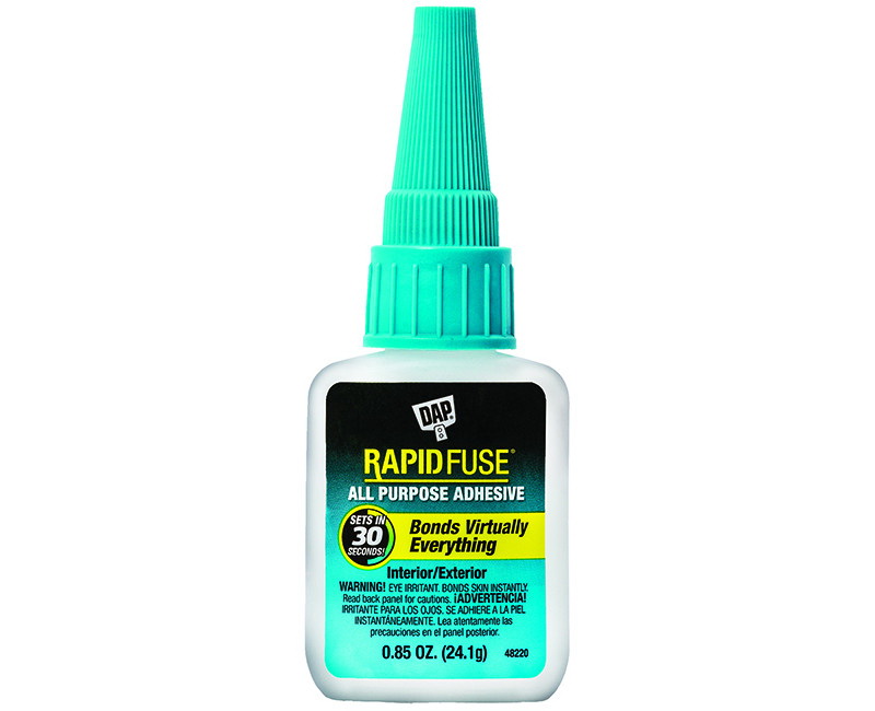 DAP Products进口代理批发 DAP 产品 70798 00155 DAP RAPIDFUSE 通用粘合剂 0.85 盎司 透明