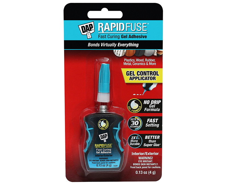 DAP Products进口代理批发 DAP 产品 7079800179 Rapidfuse 凝胶粘合剂控制涂抹器 0.13 盎司透明